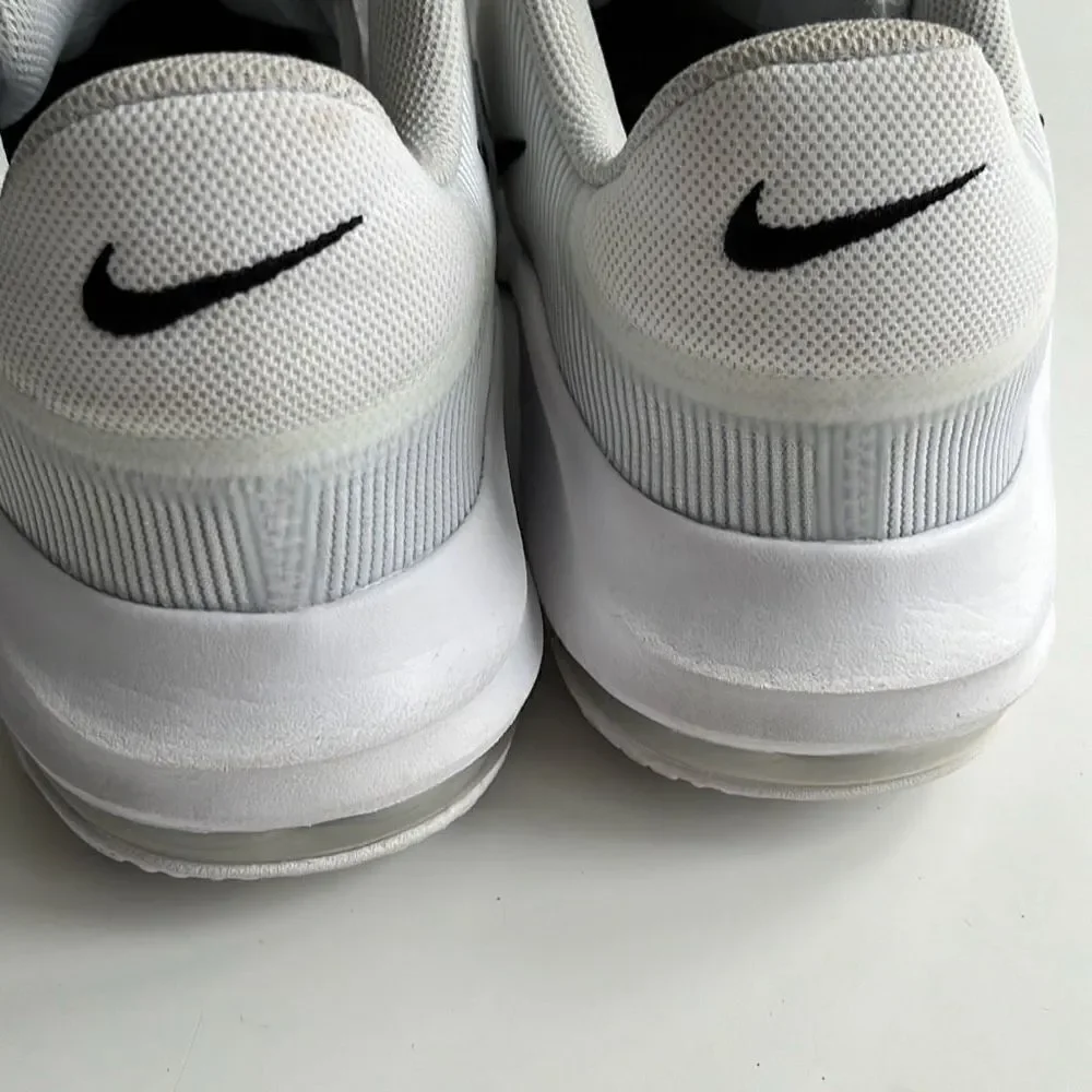 Nike Air Max Impact 4 White Black Pure Platinum Basketball Trainers Mens 12.5